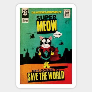 Supermeow N.2 Sticker